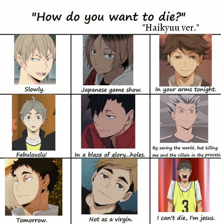 Haikyuu charts
