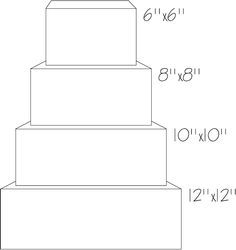 Picture Of A Blank Teired Cake Picture Of A Blank Teired Cake
