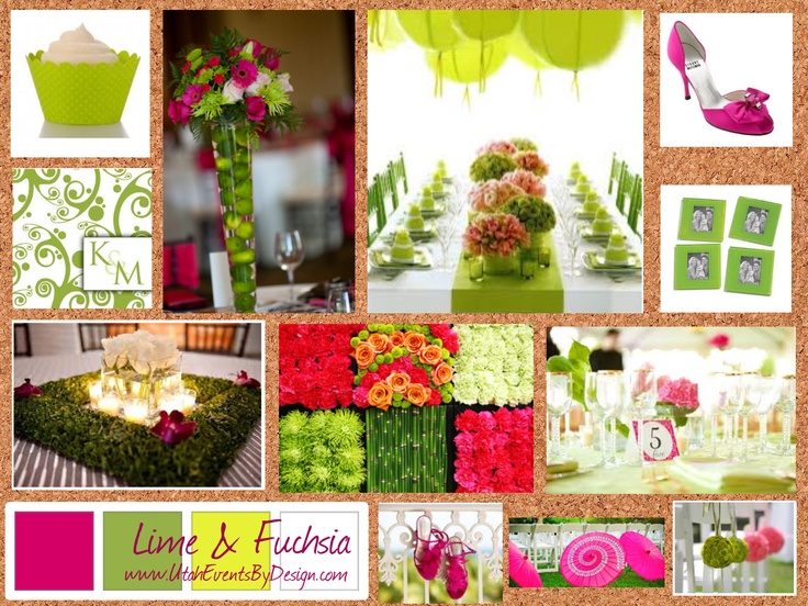 Lime Fuchsia By Utah Events Design Lime Fuchsia By Utah Events Design