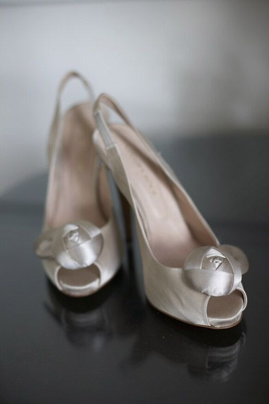 Glint Ivory Wedding Peep Toe Shoes Glint Ivory Wedding Peep Toe Shoes