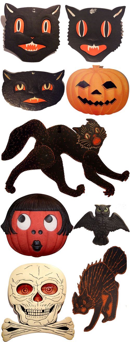 vintage halloween honeycomb decorationspaper