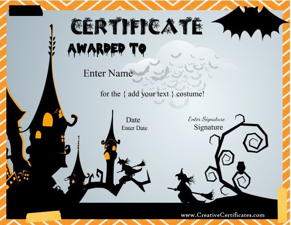 costume award categories