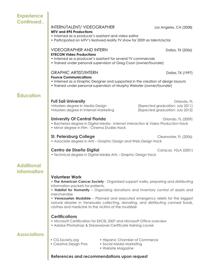 25 best CVu0027s images on Pinterest Resume design, Creative resume - television producer resume 25 best CVu0027s images on Pinterest Resume design, Creative resume - television producer resume