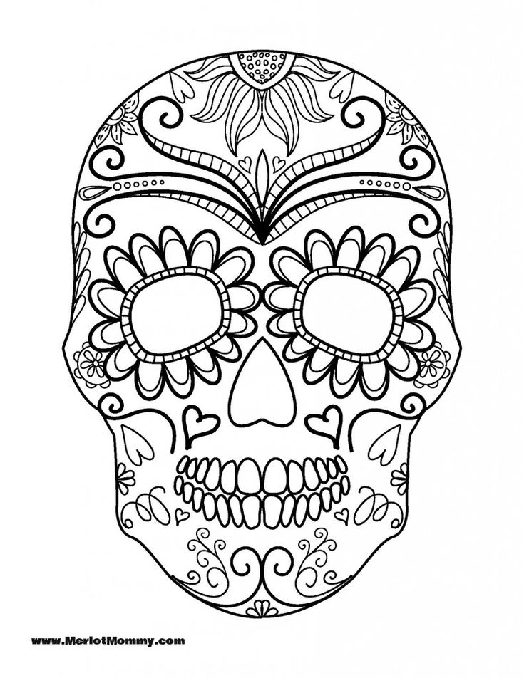 12 pics of halloween sugar skull coloring pages sugar skull