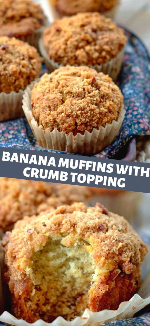 banana crumb muffins topping banana crumb muffins topping