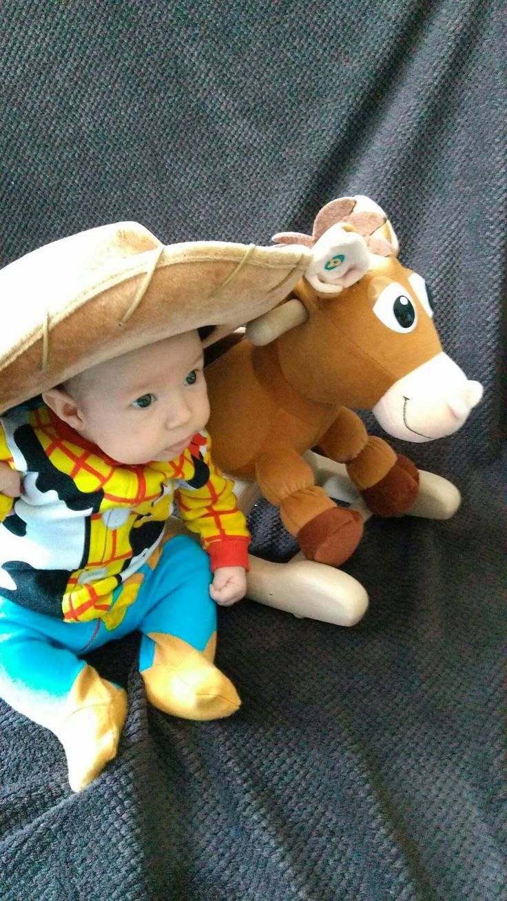 Toy story photoshoot Woody and Bullseye Newborn baby photoshoot, Baby