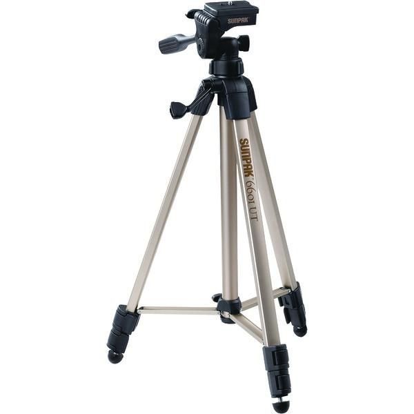 Sunpak 620-060 Tripod with 3-Way Pan Head (Folded height: 20.3 | Tripod