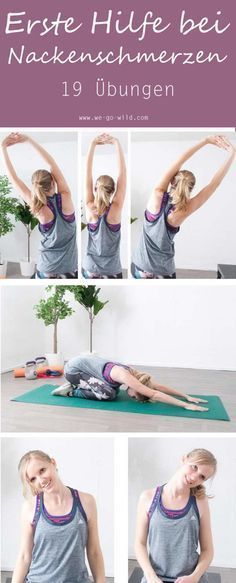 Nackenschmerzen Übungen. Tipps und Tricks gegen einen verspannten Nacken