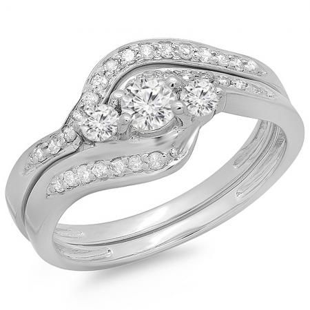 Silver Gold And Rise Gold Ring Trio Silver Gold And Rise Gold Ring Trio