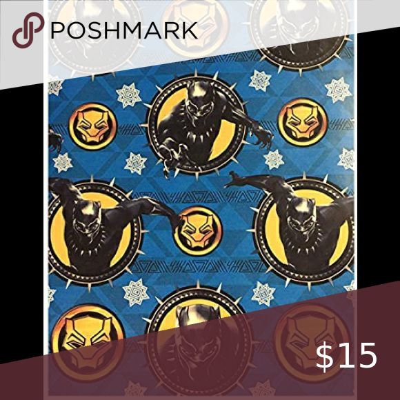 Marvel Black Panther Gift Wrapping Paper 60 sq ft Panther gifts, Gift