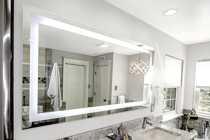Front Lighted Led Bathroom Vanity Mirror 72 In 2022 Lights Front Lighted Led Bathroom Vanity, 72 Wide Wall Mirror