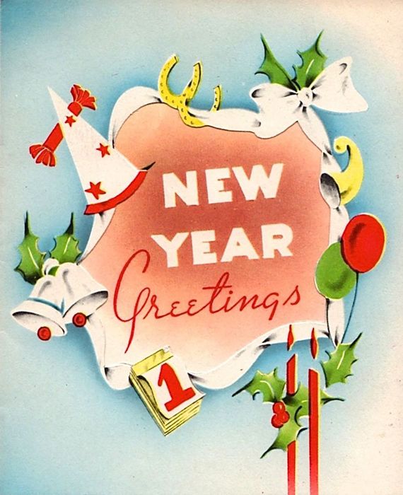 happy holidays and happy new year cards