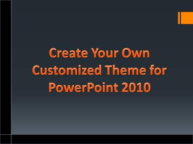 how to make your own theme in powerpoint