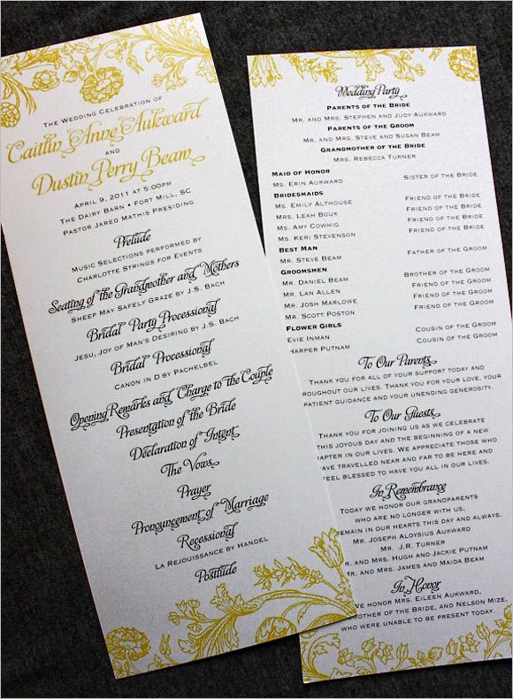 Best 20 Wedding Programs Wording Ideas On Pinterest Creative Wedding Programs
