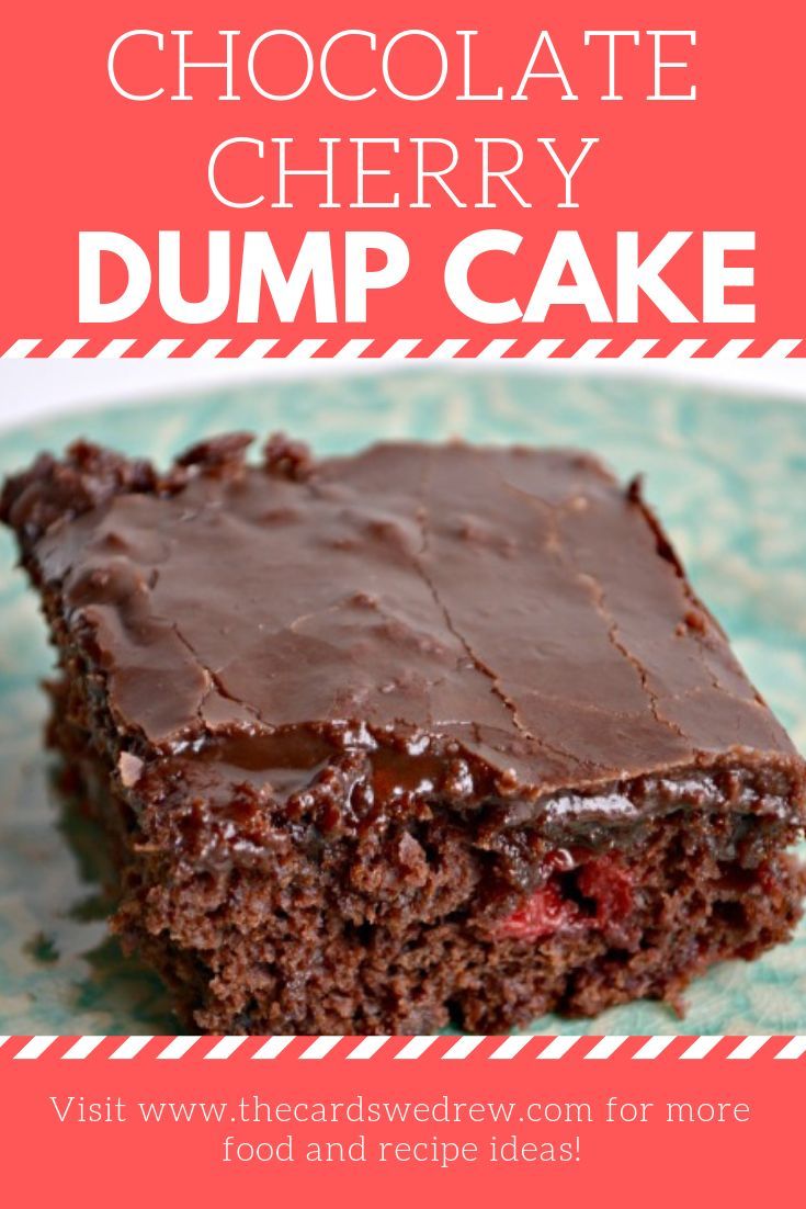 Double Chocolate Cherry Dump Cake Recipe In 2020 Dump Cake Recipes Cherry Dump Cake Recipe Chocolate Cherry Dump Cake