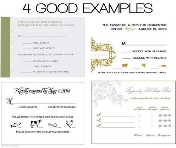 meal choice Weddings 101 Rsvp wedding cards, Wedding rsvps, Rsvp wording