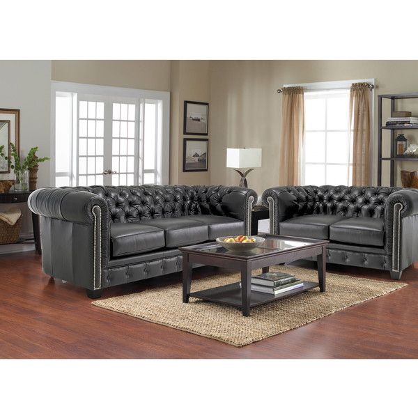 Pin On My Polyvore Finds Pin On My Polyvore Finds, Abbyson Living Tuscan Premium Italian Leather Sofa