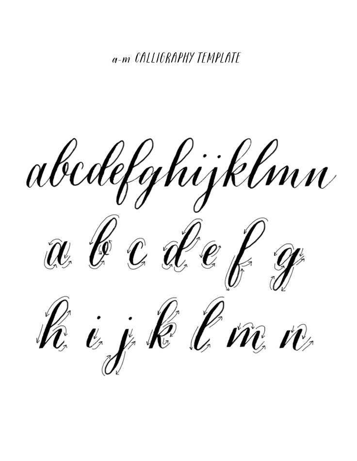 Skillshare Am Template Jpg 2550 215 3300 Hand Lettering Lefty Pinterest Modern Calligraphy Modern Calligraphy Templates