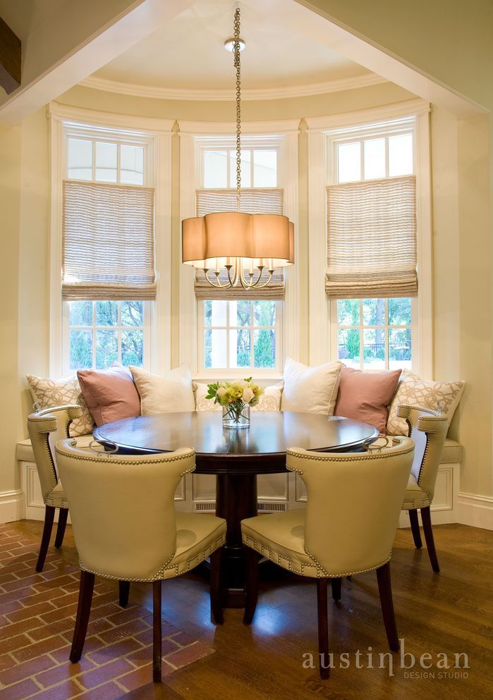 Breakfast Nook Decor Designer Tags Dining Dark Wood Table Breakfast Nook Decor Designer Tags Dining Dark Wood Table Chandelier Accent Pillow Window Design Ideas In 2018 Pinterest Kitchen