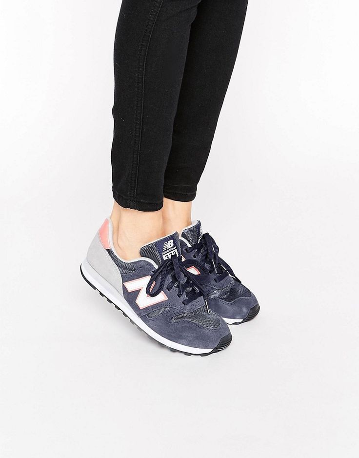 Image 1 of New Balance 373 Navy And Pink Trainers New Balance 420, New ...