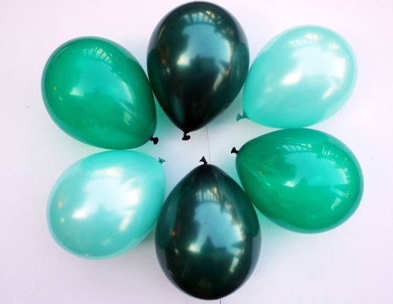 Pearl Vert Menthe Qualatex 5 /"ballons de latex x 10