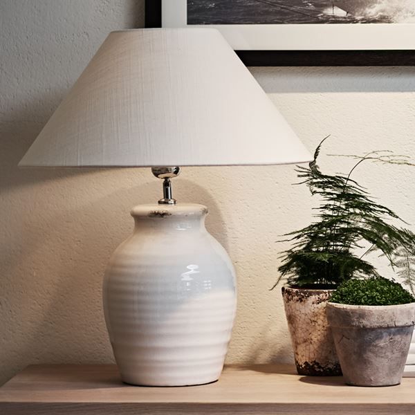 Corinium Small White Lamp Base Neptune Corinium Small White Lamp Base, Small White Lamp Base