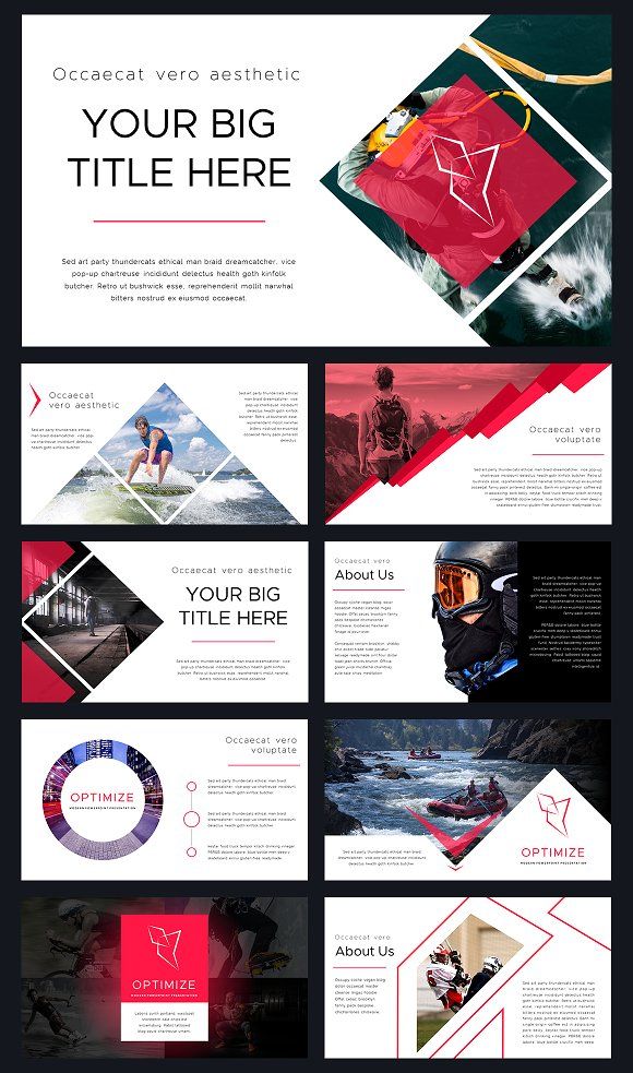 optimize modern powerpoint template