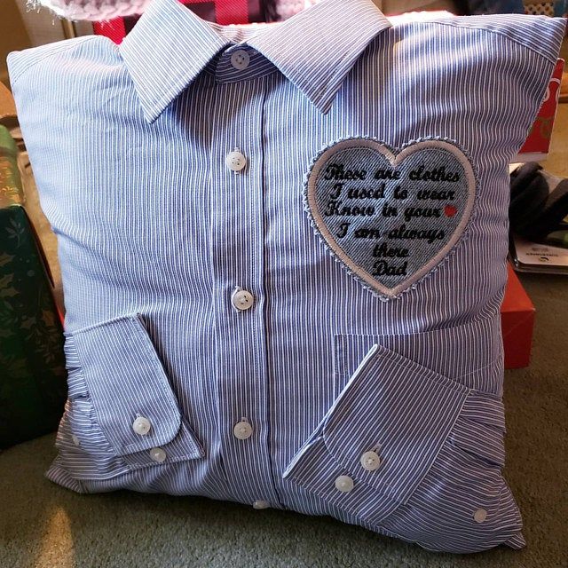 MEMORY PILLOW SHIRT Patch, 5 x 5 In MEMORY PILLOW SHIRT Patch, 5 x 5 In