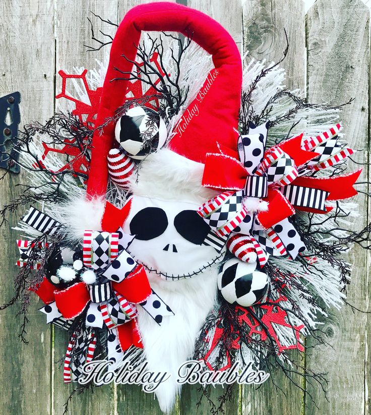 jack skellington nightmare before christmas by holiday nightmare before christmas wreaths
