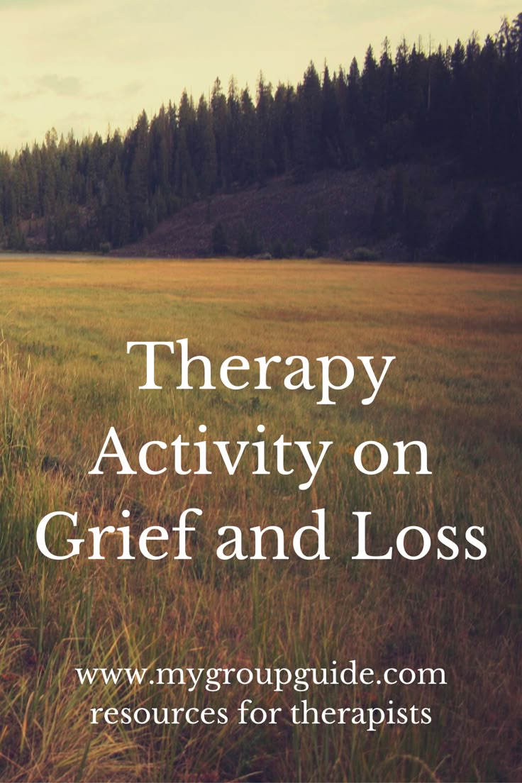 My Group Guide- Group Therapy Activity on Grief & Loss in 2020