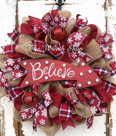 christmas wreath ideas for new season wreaths pinterest mesh christmas wreaths ideas