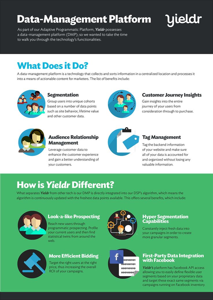 data management platform infographic yieldr one pager creative resume templates free word