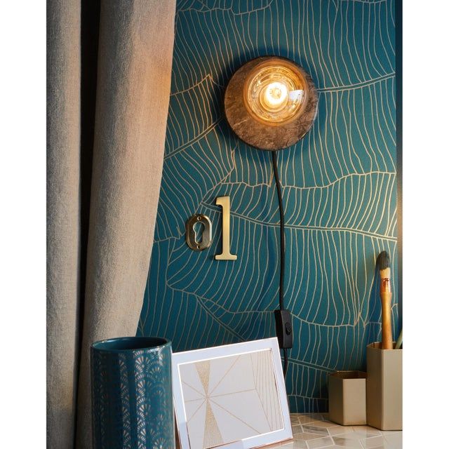 papier peint vinyle expanse sur intisse palme vert argente leroy merlin papier peint papier peint vinyle tapisserie bleu