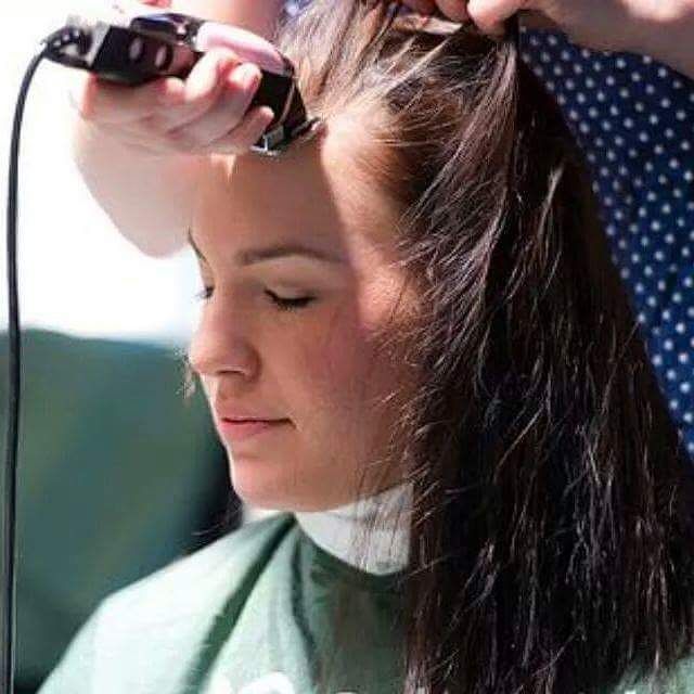 Shaved long hair doctor screaming