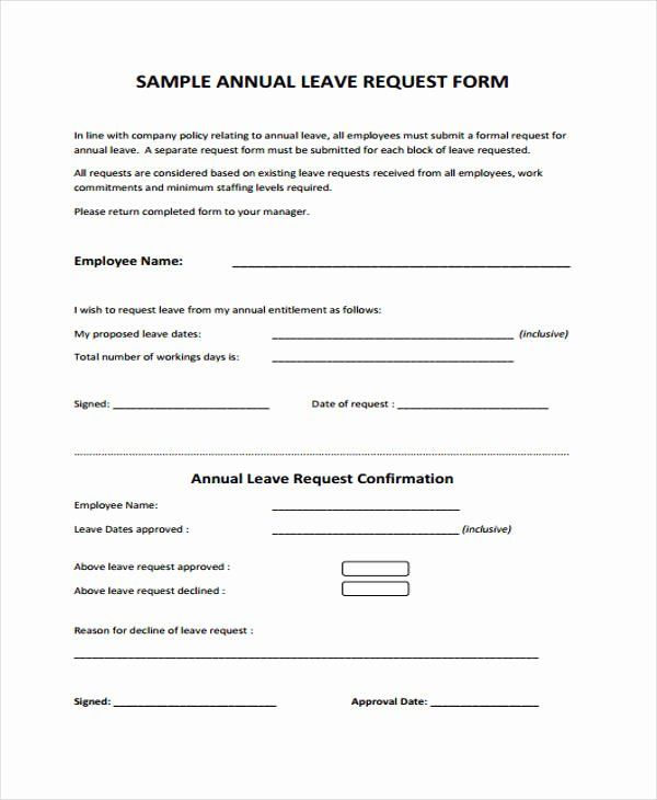 Leave Request Form Template Luxury Doc Leave Request Form Sample Leave Forms Template Resume Template Free Business Card Template Psd Sample Resume