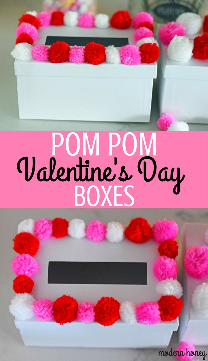 How To Make Cute Pom Valentine S Day Bo Easy Glue On Method How To Make Cute Pom Valentine S Day Bo Easy Glue On Method For Making Decorative School Or Collecting Www Modernhoney