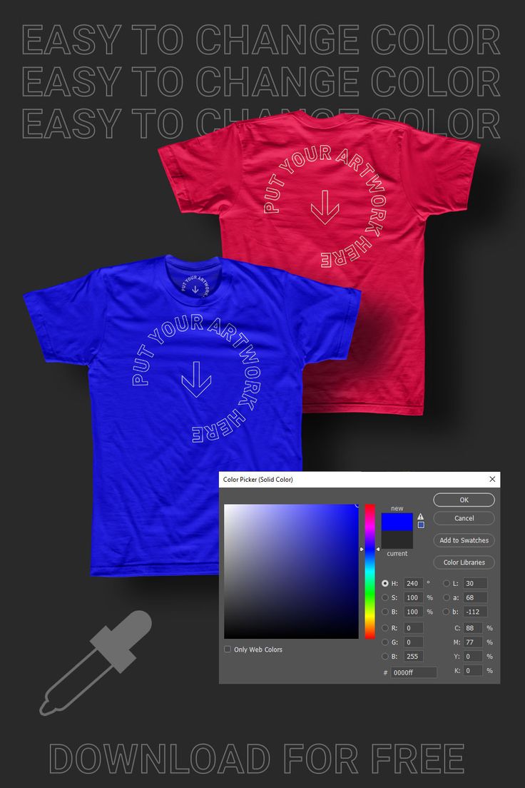 Download T-SHIRT MOCKUPS EASY TO CHANGE COLOR | Design your own shirt, Shirt mockup, Tshirt mockup