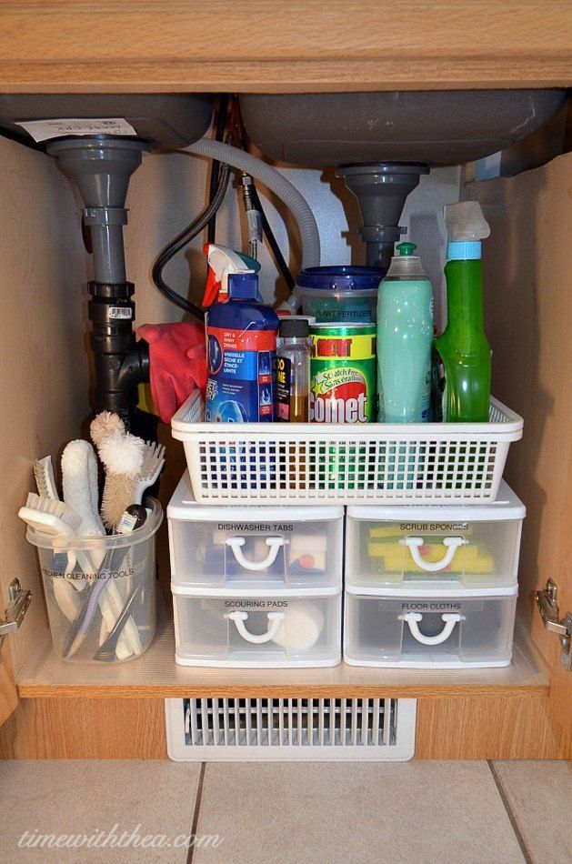 best 25+ organize under sink ideas on pinterest | under sink