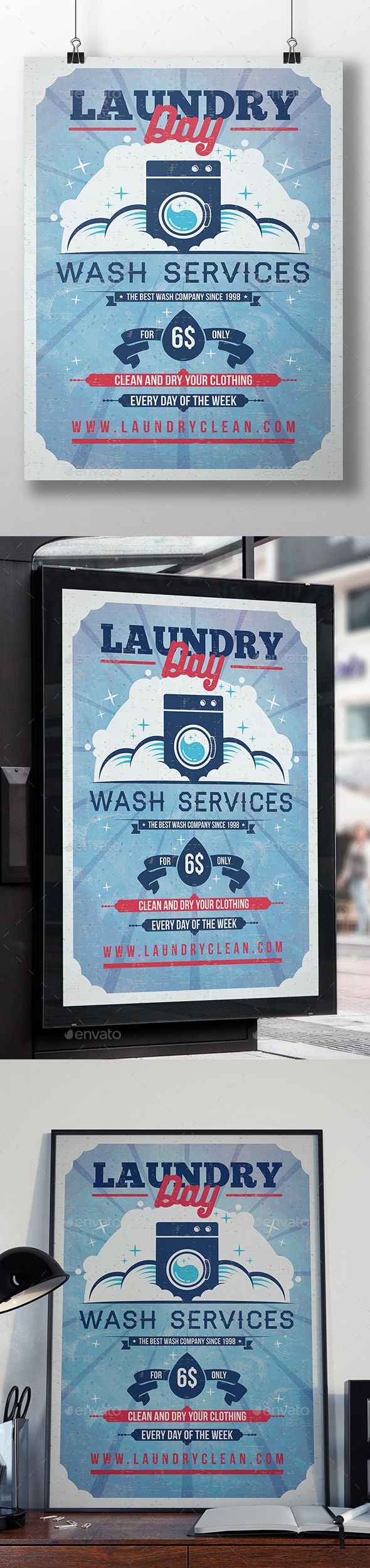 laundry flyers sample