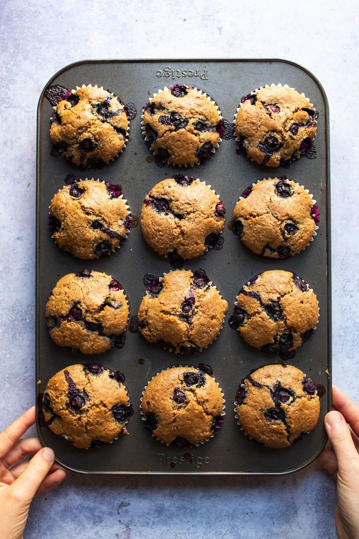 Vegan blueberry muffins Recipe Blue berry muffins