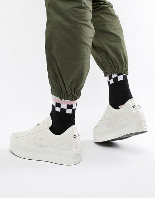 {keywor d} converse one star platform vintage white