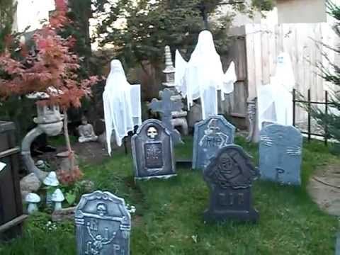 mudspiders yard haunt 2009 halloween youtube