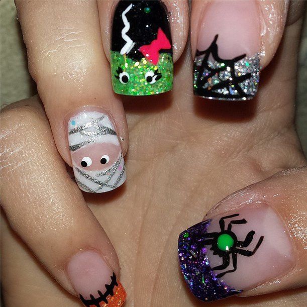 323 Best Halloween Nails Images On Pinterest Halloween Nail Art 101 Halloween Nail Art Ideas #SoCutex - 323 Best Halloween Nails Images On Pinterest Halloween Nail Art
