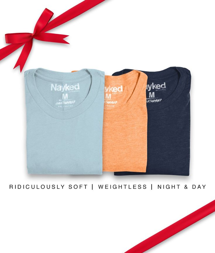 Nayked Apparel Men/'s Weightless Crew T-Shirt
