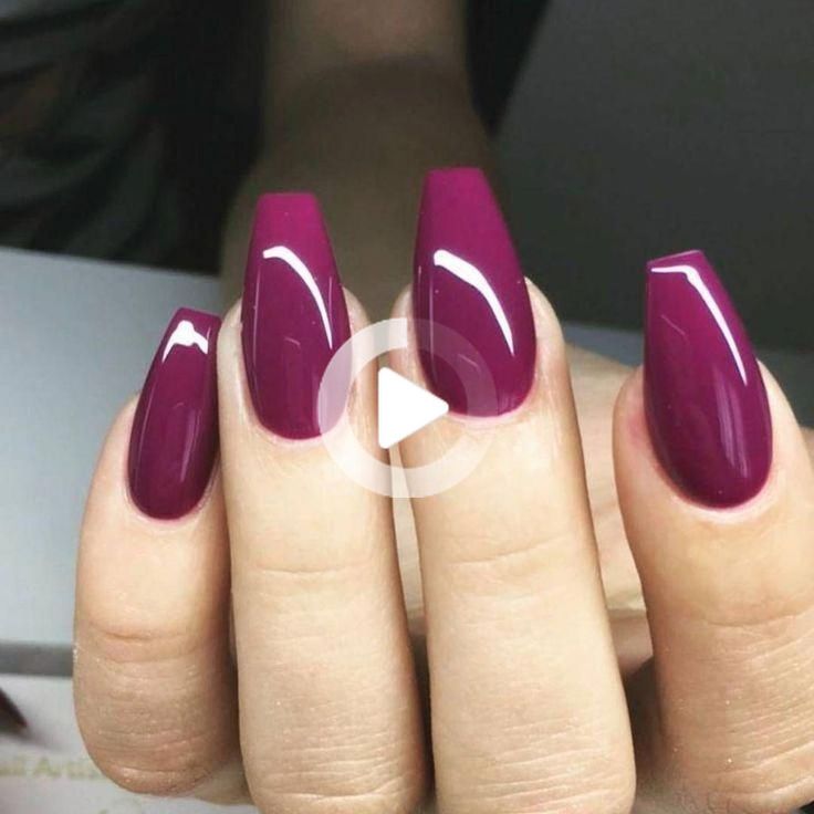 43 Populaire Nail Kleuren Ideeën voor de winter en de herfst 2019 in