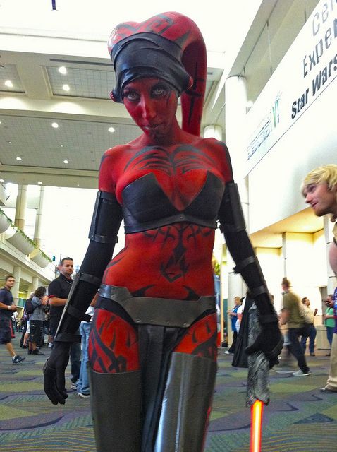 Darth Vader Female Body Paint Darth Vader Female Body Paint
