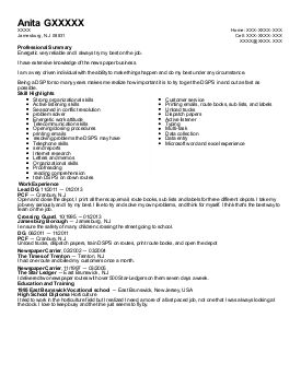 Do not use i in resume