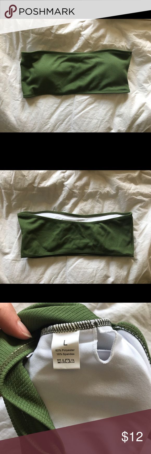 ZAFUL BIKINI TOP ZAUFUL BIKINI TOP NEVER WORN NO TAGS BC I THOUGHT IT WOULD FIT...