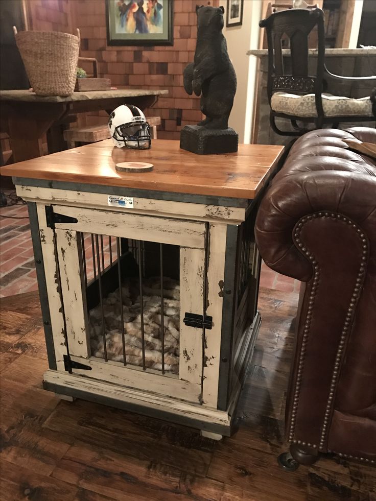 41 Best Jen S Dog Crate Images On Pinterest Wood Signs Wooden Handcrafted Dog Kennel And Crate Custom Wooden Wire