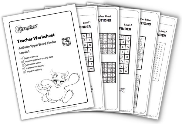 Teacher Kit Word Finder Worksheets LiteracyPlanet New Vocabulary teacher-kit-word-finder-worksheets-literacyplanet-new-vocabulary